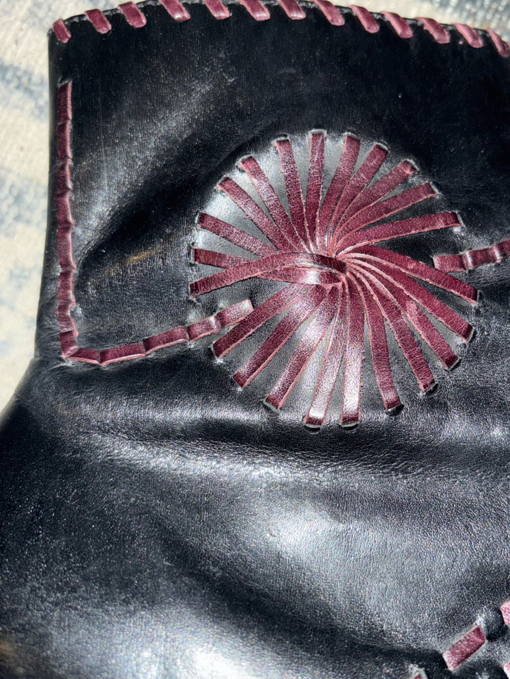 Luna Rosa by Pazzo vintage Leather Boots - Picture 7 of 7